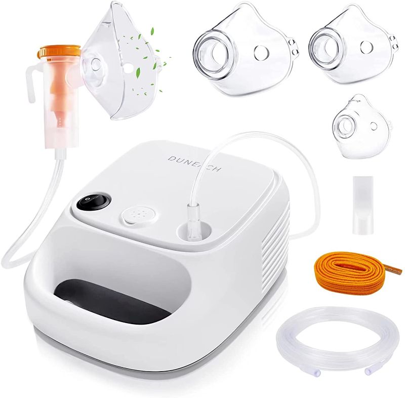 Photo 1 of Nebulizer Air Compressor Machine for Kids Adults Portable Personal Cool Mist Kit with Tubing Mouthpiece Adult&Child Masks. PHOTO FOR REFERENCE, MAY VARY SLIGHTLY.
