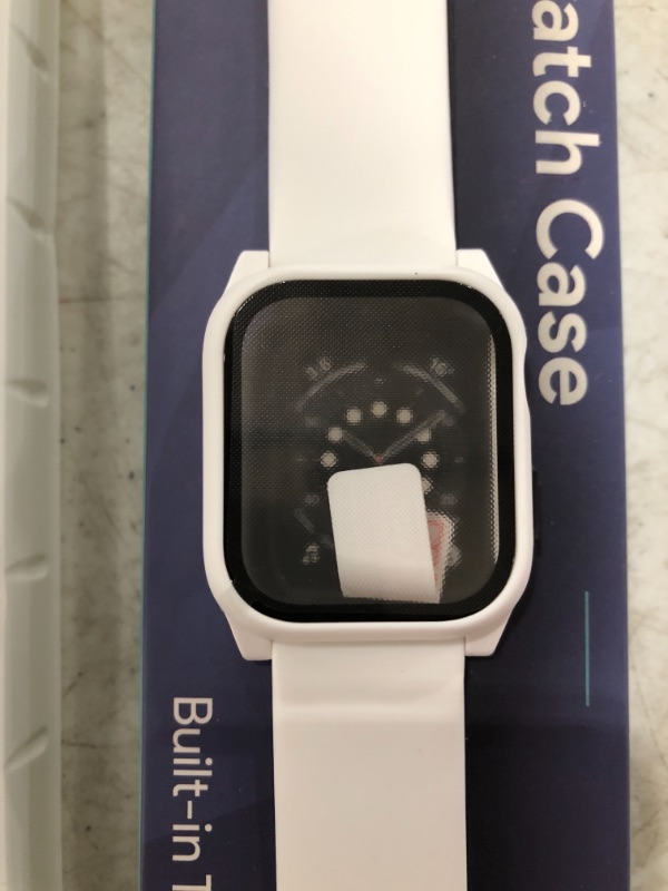 Photo 1 of SMARTWATCH CASE WITH BUILT IN TEMPERED GLASS SCREEN. 40MM WHITE.