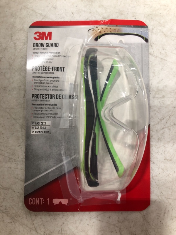 Photo 1 of 3M BROW GUARD SAFETY EYEWEAR. 1 PAIR.