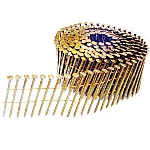 Photo 1 of 3 in. x 0.120 in. 15° Coated Smooth Shank Coil Frame Nails 
