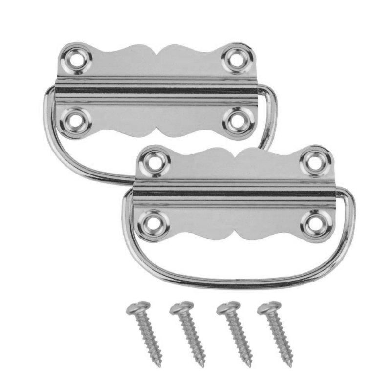 Photo 1 of 2 in. x 3-1/4 in. Satin Nickel Cabinet Center-to-Center Pull 2 pack 
