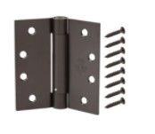 Photo 1 of Everbilt 4 in. Square Oil-Rubbed Bronze Adjustable Spring Door Hinge 8 pack 