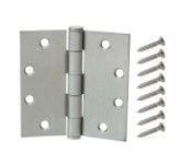 Photo 1 of  Everbilt 4 in. Square Satin Chrome Commercial Grade Door Hinge pack of 9

