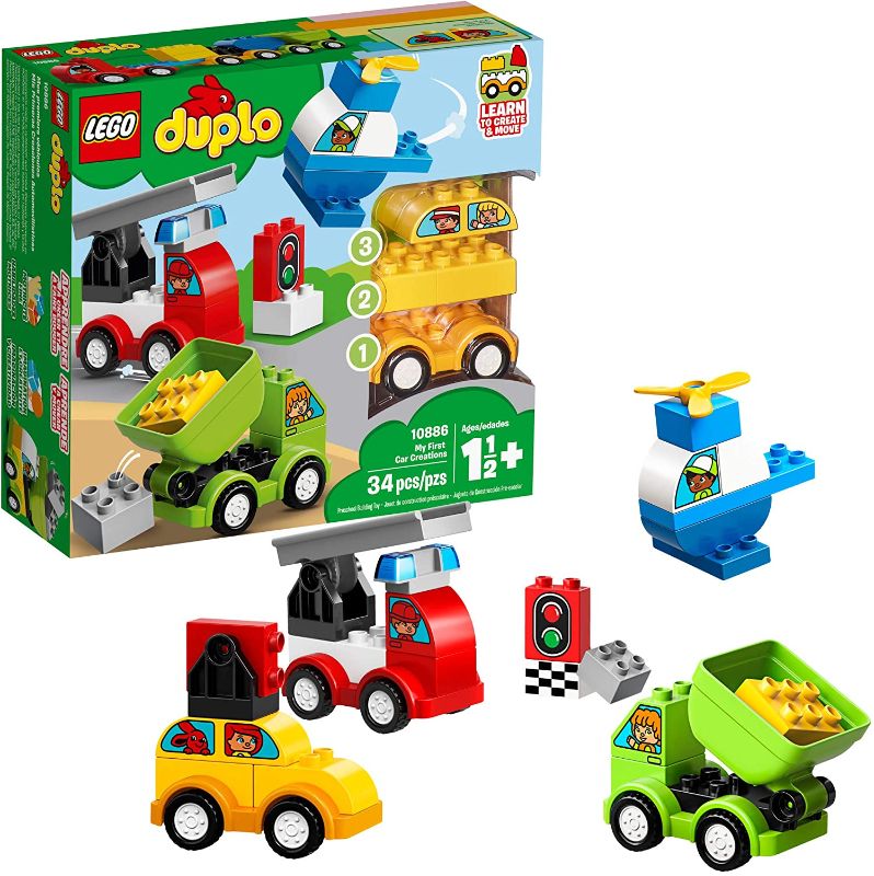 Photo 1 of LEGO DUPLO: My First Car Creations - 34 Piece Building Brick Set