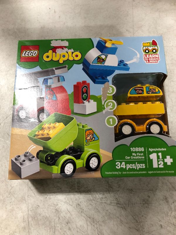 Photo 2 of LEGO DUPLO: My First Car Creations - 34 Piece Building Brick Set