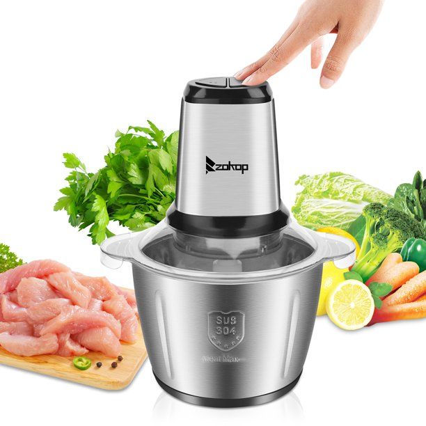 Photo 1 of 120V 500W 2.8l Stainless Steel Color Stainless Steel two-Speed Meat Grinder