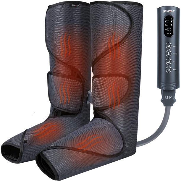 Photo 1 of CINCOM Foot and Leg Massager with Heat, Air Compression Leg Massager for Circulation and Muscles Relaxation - 3 Modes, 3 Intensities, 2 Heating Super Quiet 