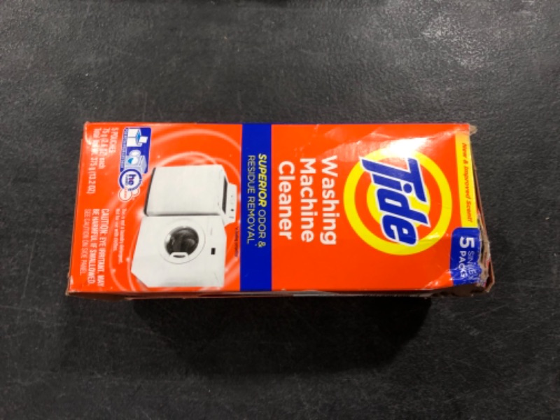 Photo 2 of Washing Machine Cleaner by Tide, Washer Cleaning Tablets for Front and Top Loader Machines, , 5 Count Box
