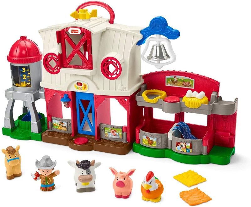 Photo 1 of Fisher-Price Little People Caring for Animals Farm Playset with Smart Stages Learning Content for Toddlers and Preschool Kids
