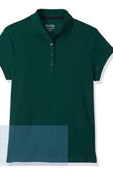 Photo 1 of Nautica Girls' School Uniform Short Sleeve Pique Polo
Size M 8/10 REGULAR
