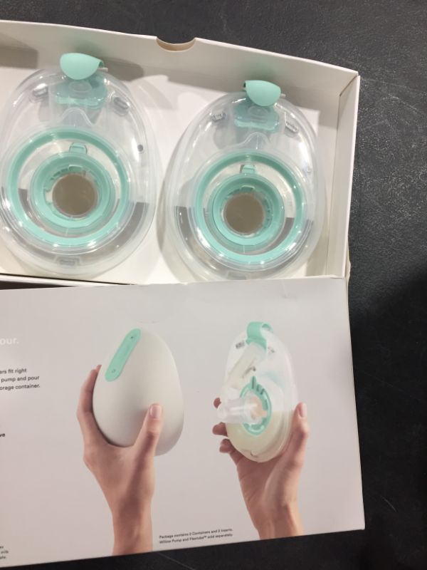 Photo 3 of Willow Pump Wearable Breast Pump | Quiet & Hands-Free, Portable, in-Bra Double Electric Breast Pump with App | The Only Pump That Lets You Pump in Any Position (27mm)
