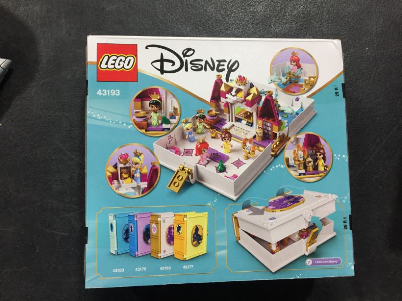 Photo 3 of LEGO Disney Ariel, Belle, Cinderella and Tiana’s Storybook Adventures 43193 Building Toy for Kids; New 2021 (130 Pieces)
