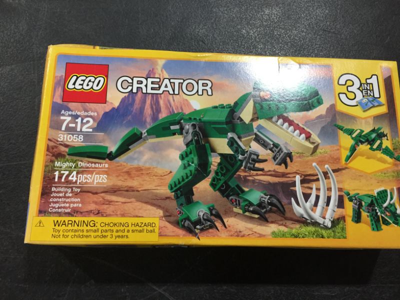 Photo 2 of LEGO Creator Mighty Dinosaurs 31058
