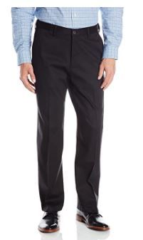 Photo 1 of Haggar Men's Premium No Iron Khaki Classic Fit Expandable Waist Flat Front Pant
SIze 32x30L