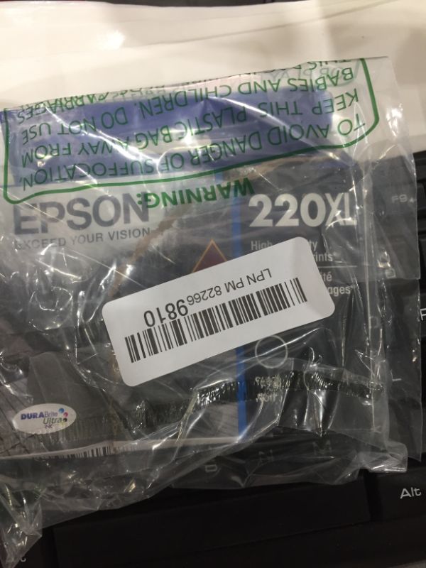 Photo 2 of EPSON T220 DURABrite Ultra -Ink High Capacity Black -Cartridge (T220XL120-S) for Select Epson Expression and Workforce Printers
