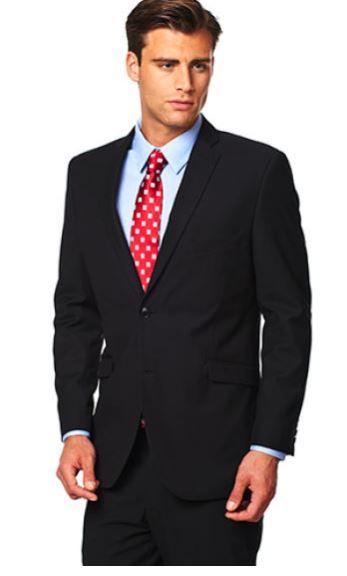 Photo 1 of Mens Adolfo Slim Fit Suit Separate Jacket - Black
