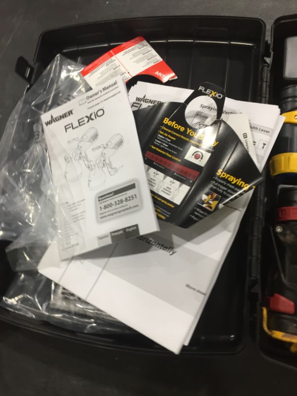 Photo 3 of Wagner Spraytech 0529010 FLEXiO 590 Handheld HVLP Paint Sprayer, Sprays Unthinned Latex, Includes Two Nozzles - iSpray & Detail Finish Nozzle, Complete Adjustability for All Needs
MAJOR USAGE