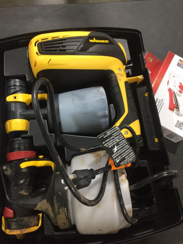 Photo 2 of Wagner Spraytech 0529010 FLEXiO 590 Handheld HVLP Paint Sprayer, Sprays Unthinned Latex, Includes Two Nozzles - iSpray & Detail Finish Nozzle, Complete Adjustability for All Needs
MAJOR USAGE