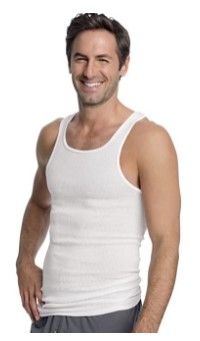 Photo 1 of Hanes 3pk Men's Tagless Cotton Tank Undershirt – Multiple Colors (White)
size M