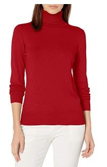 Photo 1 of Chaps Women's Long Sleeve Turtle Neck Cotton-Sweater
size 0x