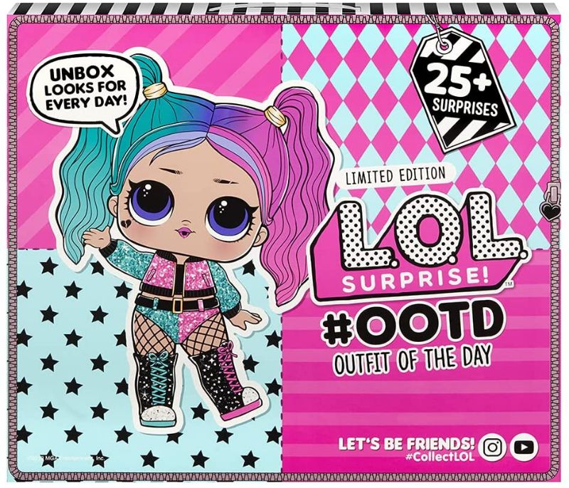 Photo 1 of LOL Surprise Advent Calendar #OOTD Outfit Of The Day With Limited Edition Doll And 25+ Surprises Including Outfits, Shoes, Accessories, And LOL Advent Calendar | For Girls Ages 4-15 Years Old
