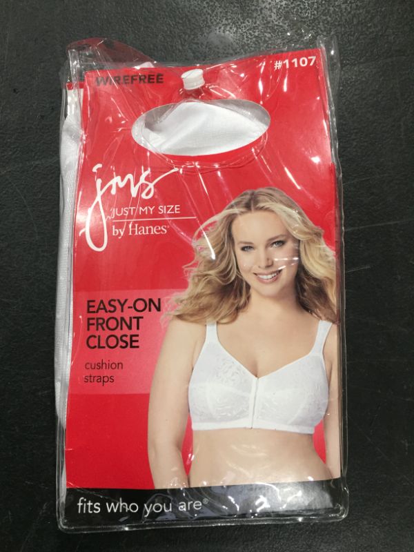 Photo 1 of Just My Size Women's Easy On Front Close Wirefree Bra MJ1107
