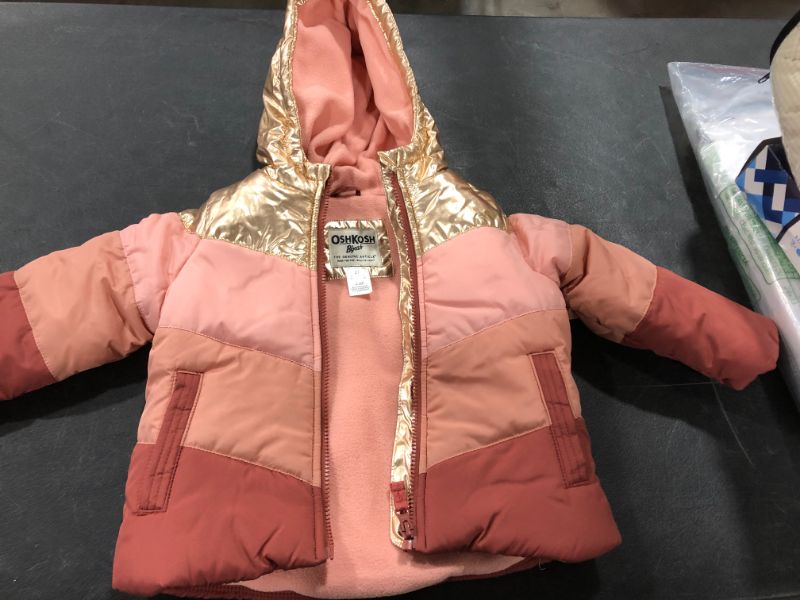 Photo 2 of OshKosh B'Gosh Baby Girls' Perfect Puffer Jacket
SIZE 2t