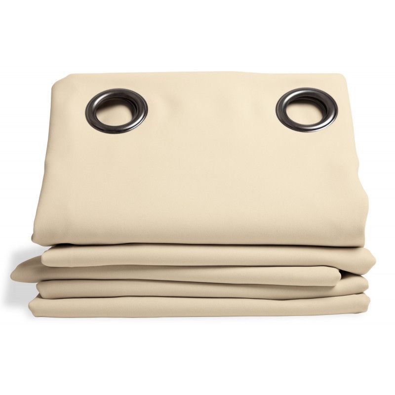 Photo 1 of 35"H x 50"W, beige kitchen curtains