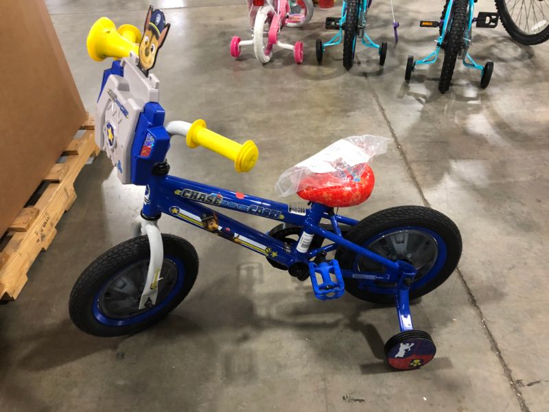 Photo 2 of 12" Nickelodeon Paw Patrol Chase Bicycle, Blue
