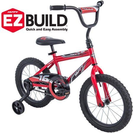 Photo 1 of "Huffy 16"" Rock It EZ Build Bike, Red"
