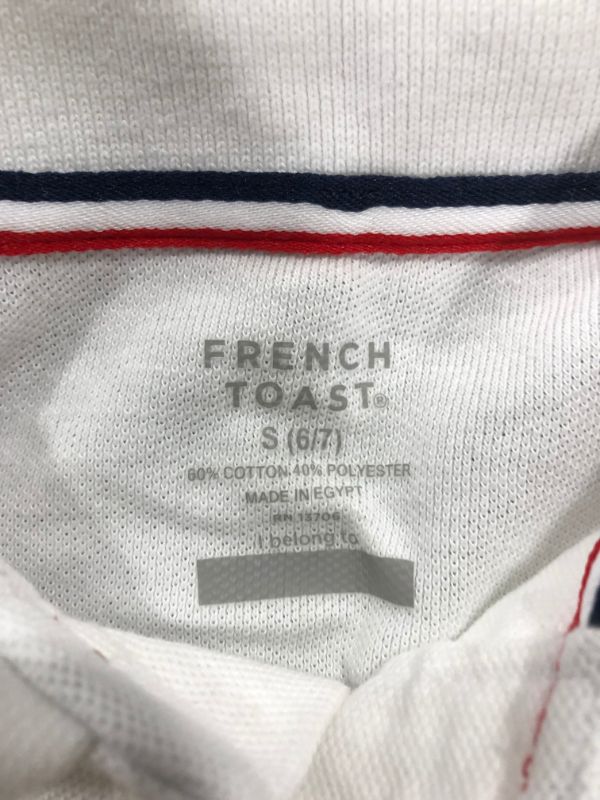 Photo 1 of French Toast Young Men's Uniform Short Sleeve Pique Polo Shirt - White
