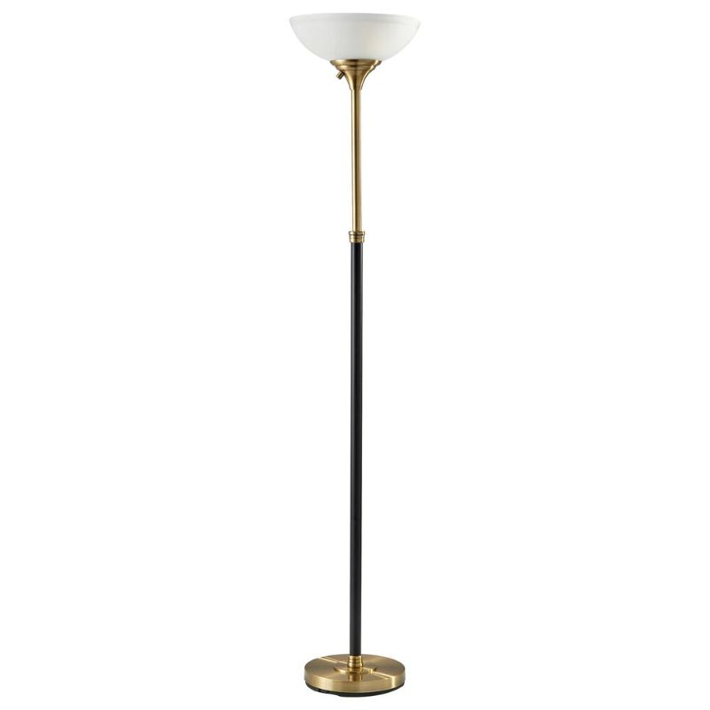 Photo 1 of Adesso 4208-21 Bergen Torchiere, Lamp, Black PARTS!!!

