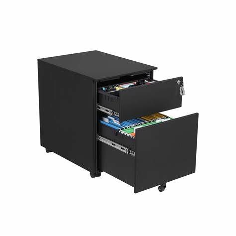 Photo 1 of SONGMICS Mobile File Cabinet, Under Desk Office Cabinet with Wheels and Lock, for A4, Legal, Letter Sized Documents, 
