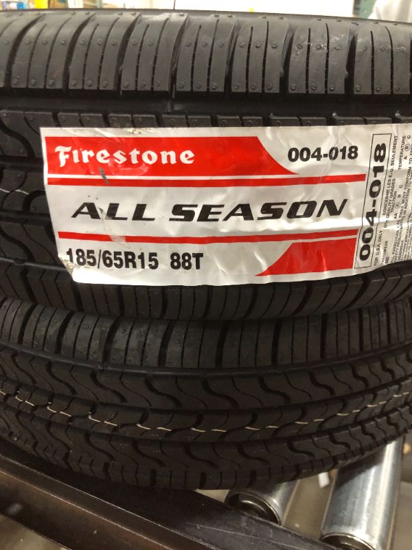 Photo 2 of 2 New Firestone All Season 185/65R15 88T Touring Tires