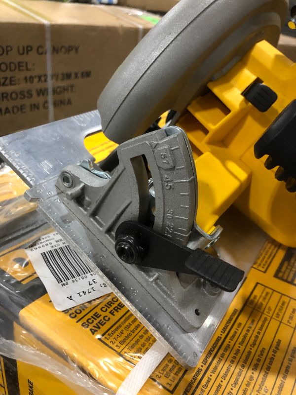 Photo 4 of DEWALT 20V MAX 7-1/4-Inch Circular Saw with Brake, Tool Only, Cordless