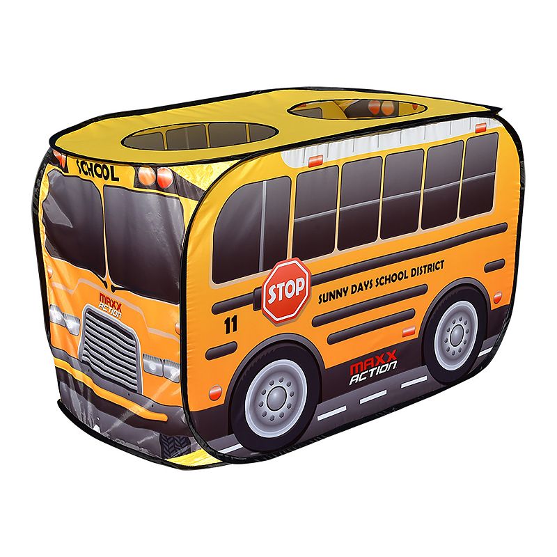 Photo 1 of Sunny Days Entertainment Pop up School Bus - Indoor Playhouse for Kids Yellow Vehicle Toy Gift for Boys and Girls
