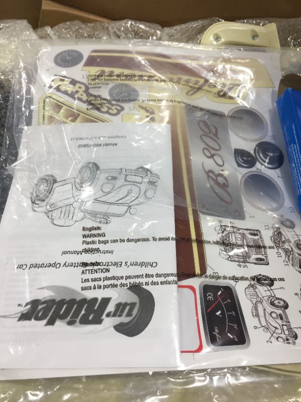 Photo 1 of Lil Rider 58 Speedy Sportster Classic Car with Remote Battery Powered Riding Toy

