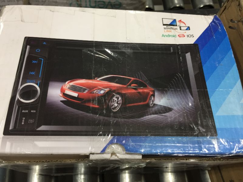 Photo 1 of car multimedia player with radio receiver, bluetooth, tv tuner, mobile phone mirror linking, and gps navigation system 