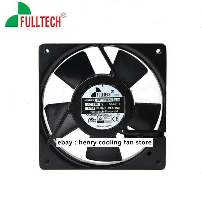 Photo 1 of FULLTECH UF12B23-H UF12B23BWH AC230V UF-12B23BWH 120mm Cooling Fan Size 120*120*25 12025Fan
