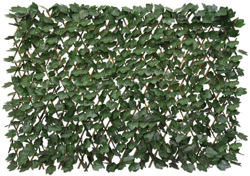 Photo 1 of Expandable Fence Privacy Screen for Balcony Patio Outdoor,Decorative Faux Ivy Fencing Panel,Artificial Hedges (Single Sided Leaves)
