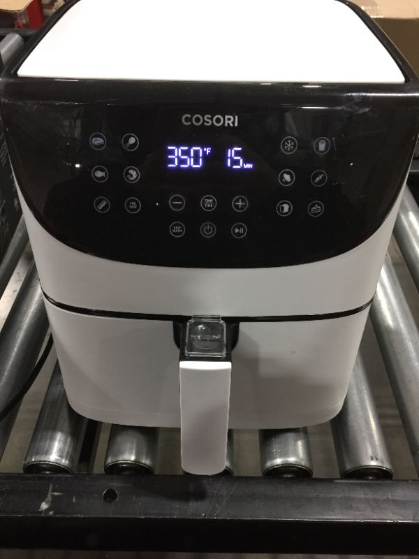 Photo 3 of COSORI Air Fryer Max XL(100 Recipes) Digital Hot Oven Cooker, One Touch Screen with 13 Cooking Functions, Preheat and Shake Reminder, 5.8 QT, Creamy White
