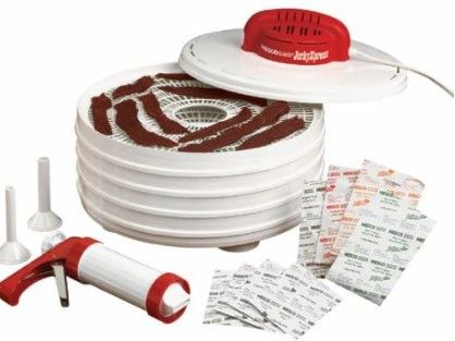 Photo 1 of Nesco FD-28JX JerkyXpress Food Dehydrator, For Jerky Snacks, White
