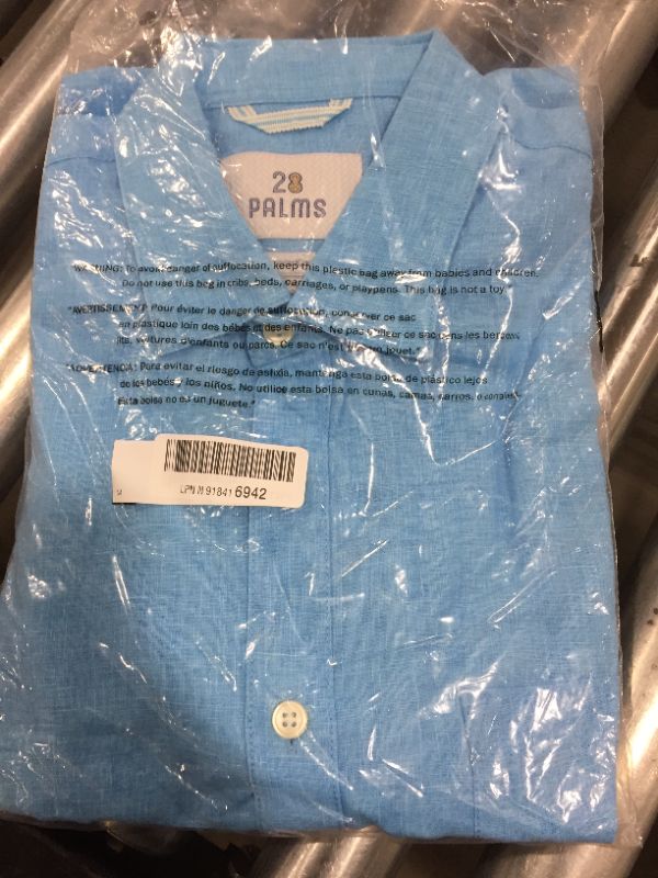 Photo 1 of 28 PALMS SKY BLUE SHIRT SIZE M 