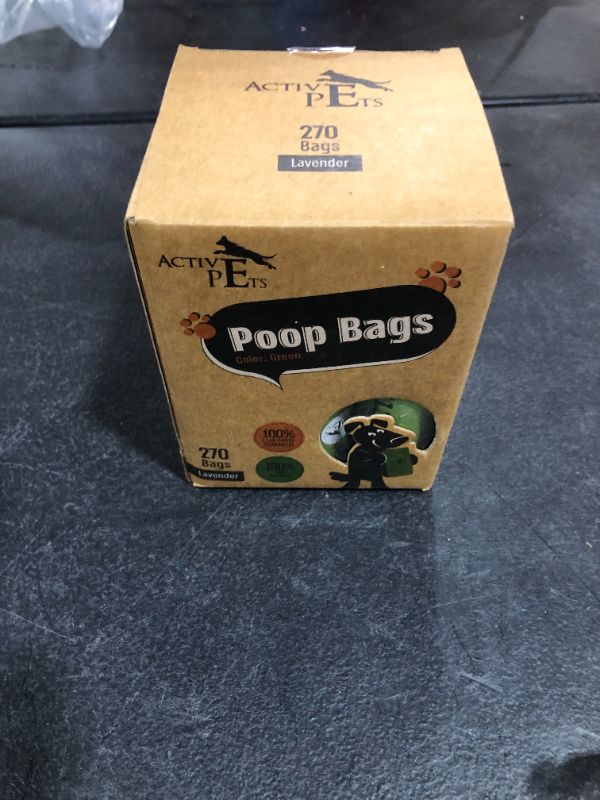 Photo 1 of Active Pets Dog Poop Bag, Extra Thick Dog Waste Bags, Leak-Proof Dog Bags For Poop, Easy-Tear Dog Poop Bags, Strong Doggy Poop Bags, Lavender-Scented Dog Waste Bags Eco-Friendly Doggie Bags For Poop
