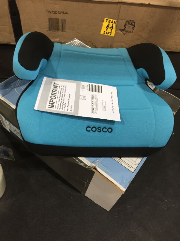 Photo 2 of Cosco Topside Booster Car Seat - Easy to Move, Lightweight Design (Turquoise)
