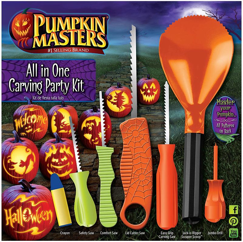 Photo 1 of Pumpkin Masters Halloween All-In-One Party Kit, With Instruction Book