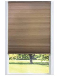 Photo 1 of allen + roth 23-in x 72-in Linen Light Filtering Cordless Cellular Shade