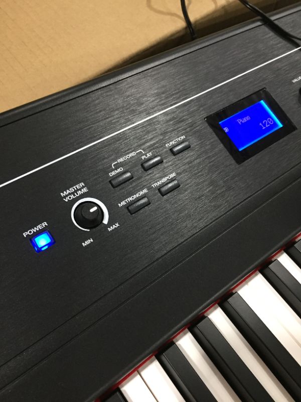 Photo 7 of Alesis Recital Pro - 88 Key Digital Piano Keyboard with Hammer Action Weighted Keys, 2x20W Speakers, 12 Voices, Record and Lesson Mode, FX and Display