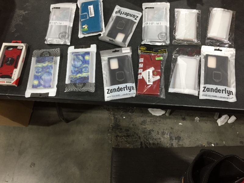 Photo 1 of BOX LOT - PHONE CASES 