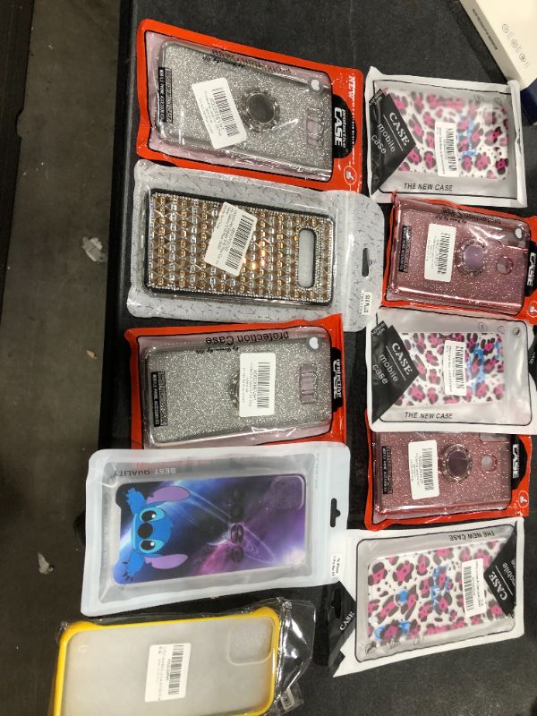 Photo 1 of 10 ITEM PHONE CASES 